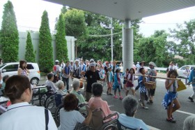 26.8.16子供みこし(1）小田野連合町会夏祭り　子供神輿巡行